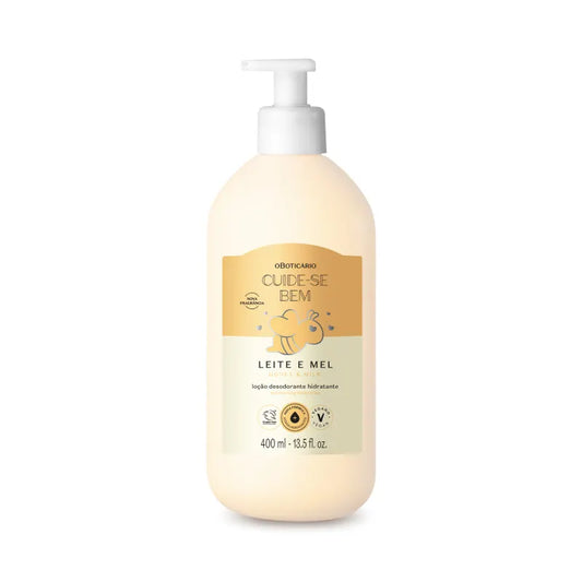 #best before 07/26 Leite e Mel (Milk and Honey) Body Lotion