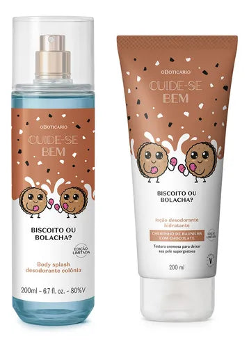 Biscoito ou Bolacha Body Kit – Body Splash + Body Lotion