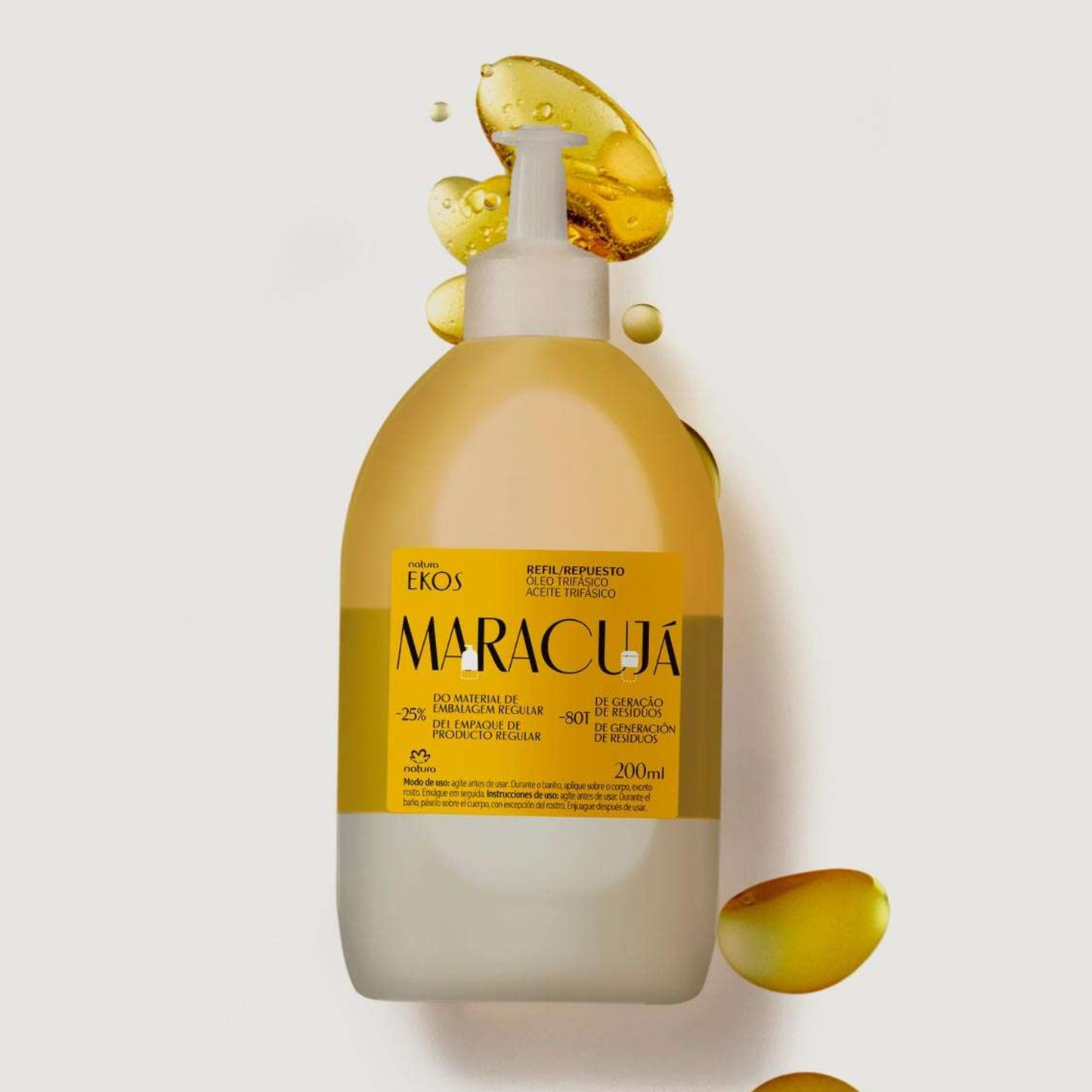 Ekos Maracujá Triplephase Shower Oil