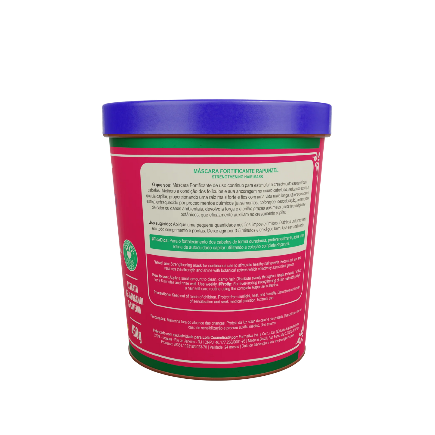 Rapunzel Strengthening Hair Mask 450g - Rapunzel Strengthening Hair Mask/ Tratamento Antiqueda Rapunzel