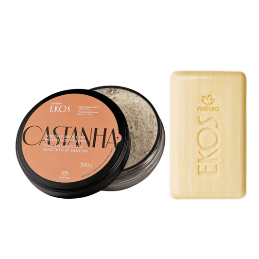 Castanha Ritual – Exfoliating Scrub + Ekos Soap Bar
