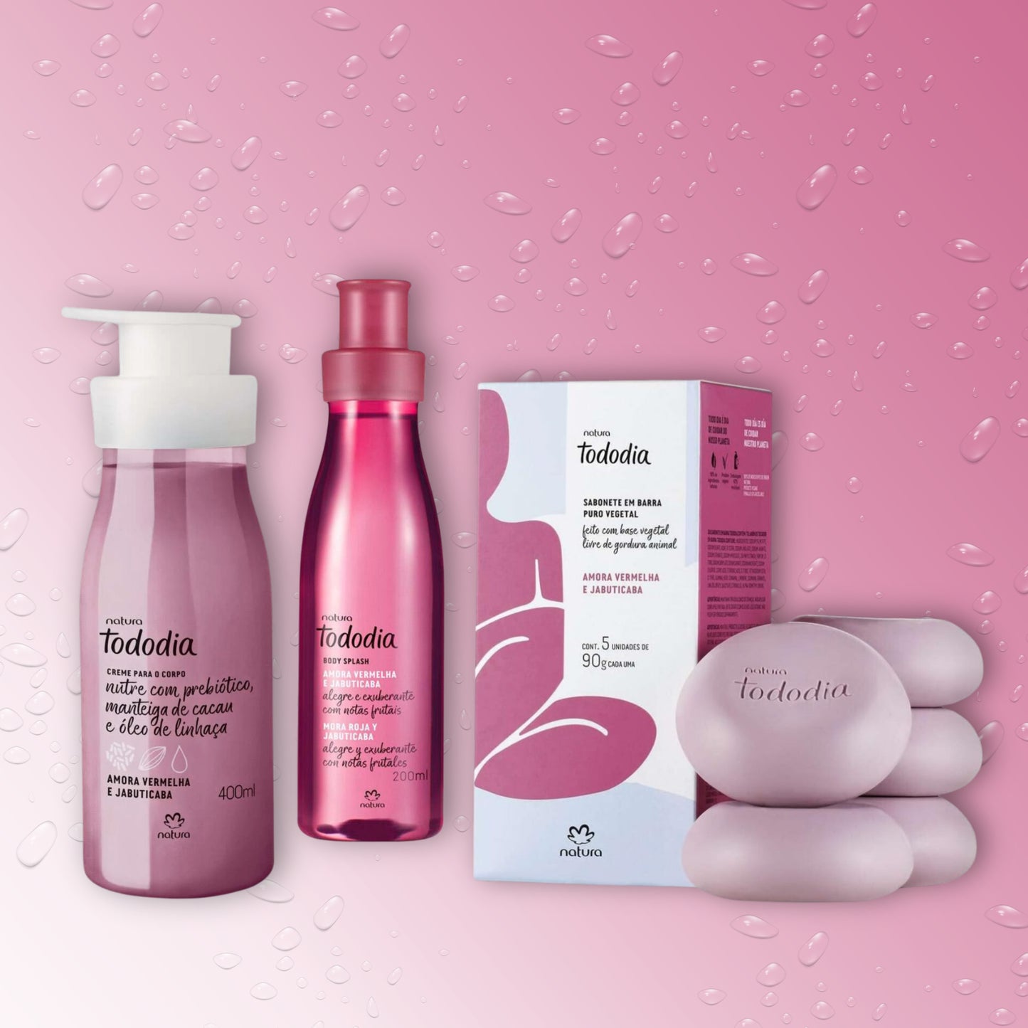 Tododia Gift Set – Body Splash, Body Lotion, and Bar Soap