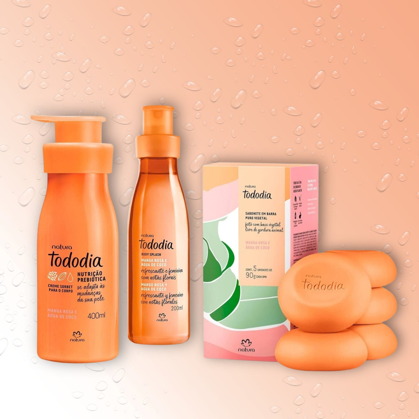 Tododia Gift Set – Body Splash, Body Lotion, and Bar Soap