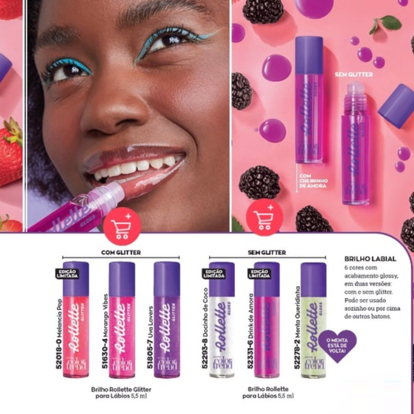 Gloss Brilho Rollete Avon Color Trend
