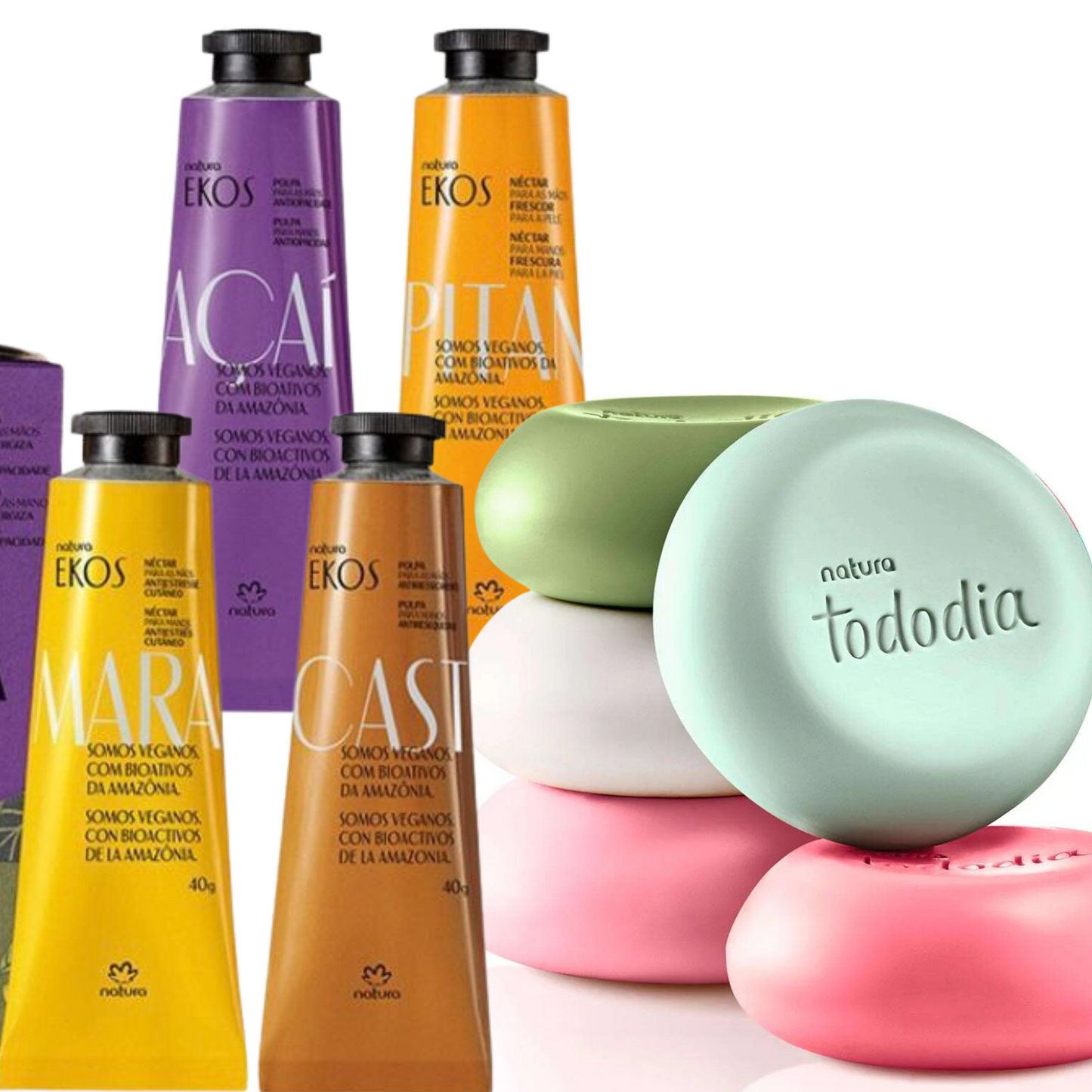 Kit Ekos hand cream + Tododia soap bar (Random fragrance)