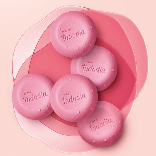 Tododia Framboesa e Pimenta Rosa Pure Vegetable Soap Bar