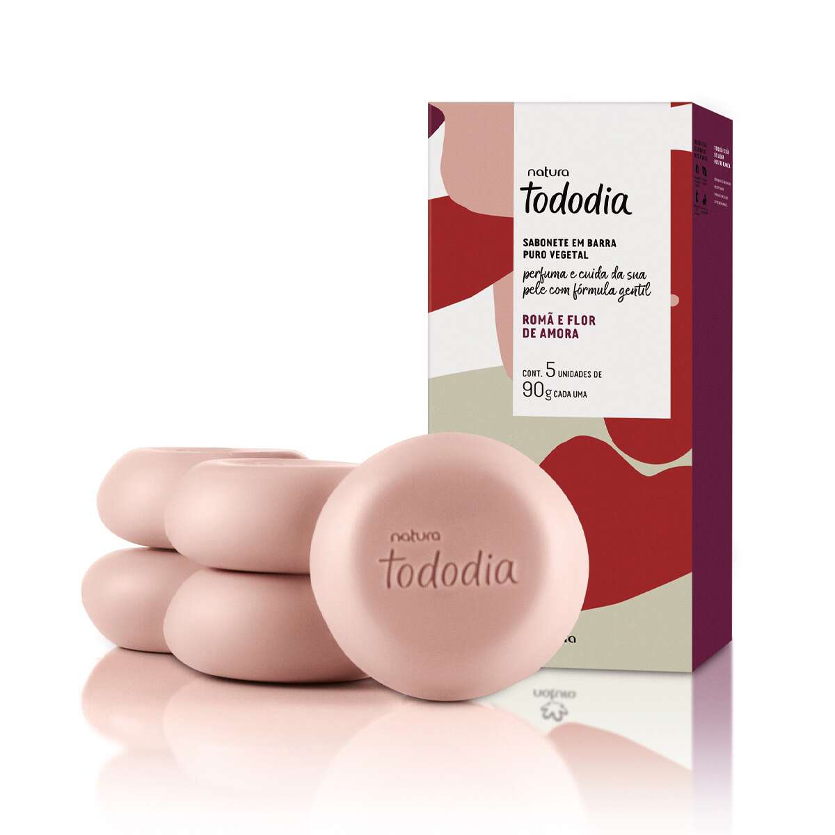 Tododia Pomegranate & Blackberry Blossom Pure Vegetable Soap Bar