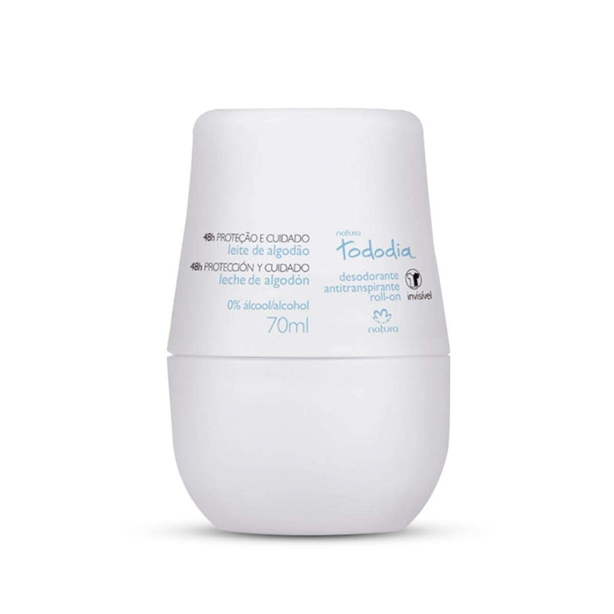 Tododia Leite de Algodão Antiperspirant Roll-On Deodorant