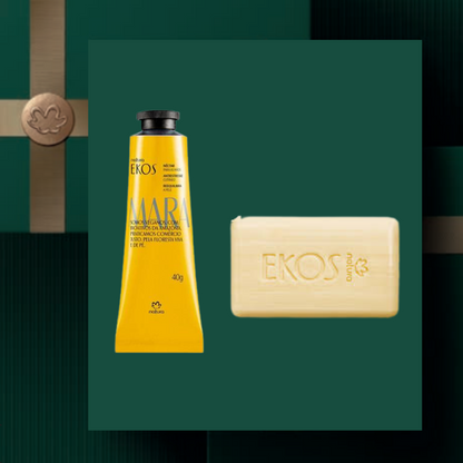 Kit Ekos hand cream + Ekos soap bar