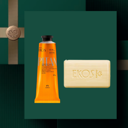 Kit Ekos hand cream + Ekos soap bar