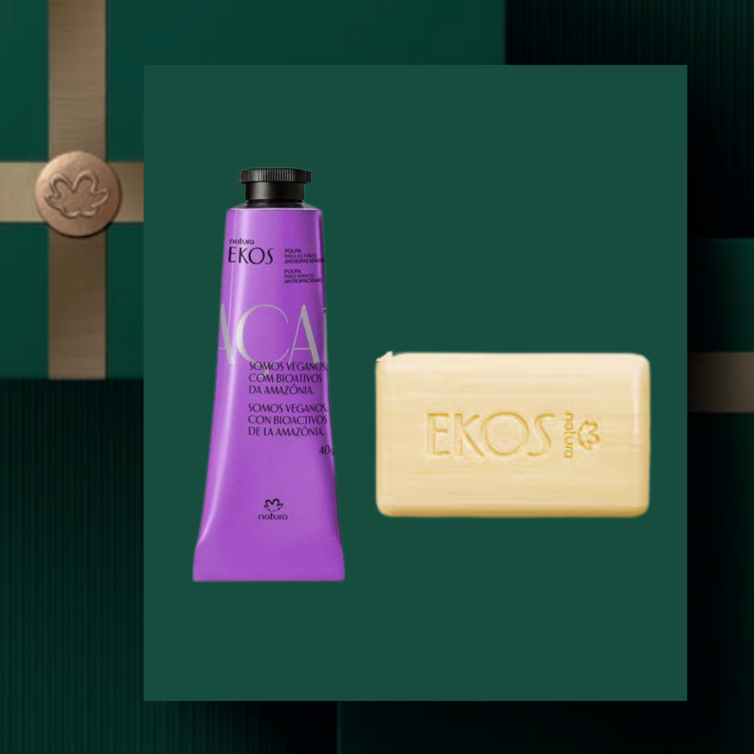 Kit Ekos hand cream + Ekos soap bar