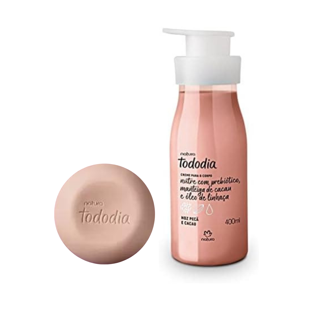 Tododia Body Cream and Soap Gift Set