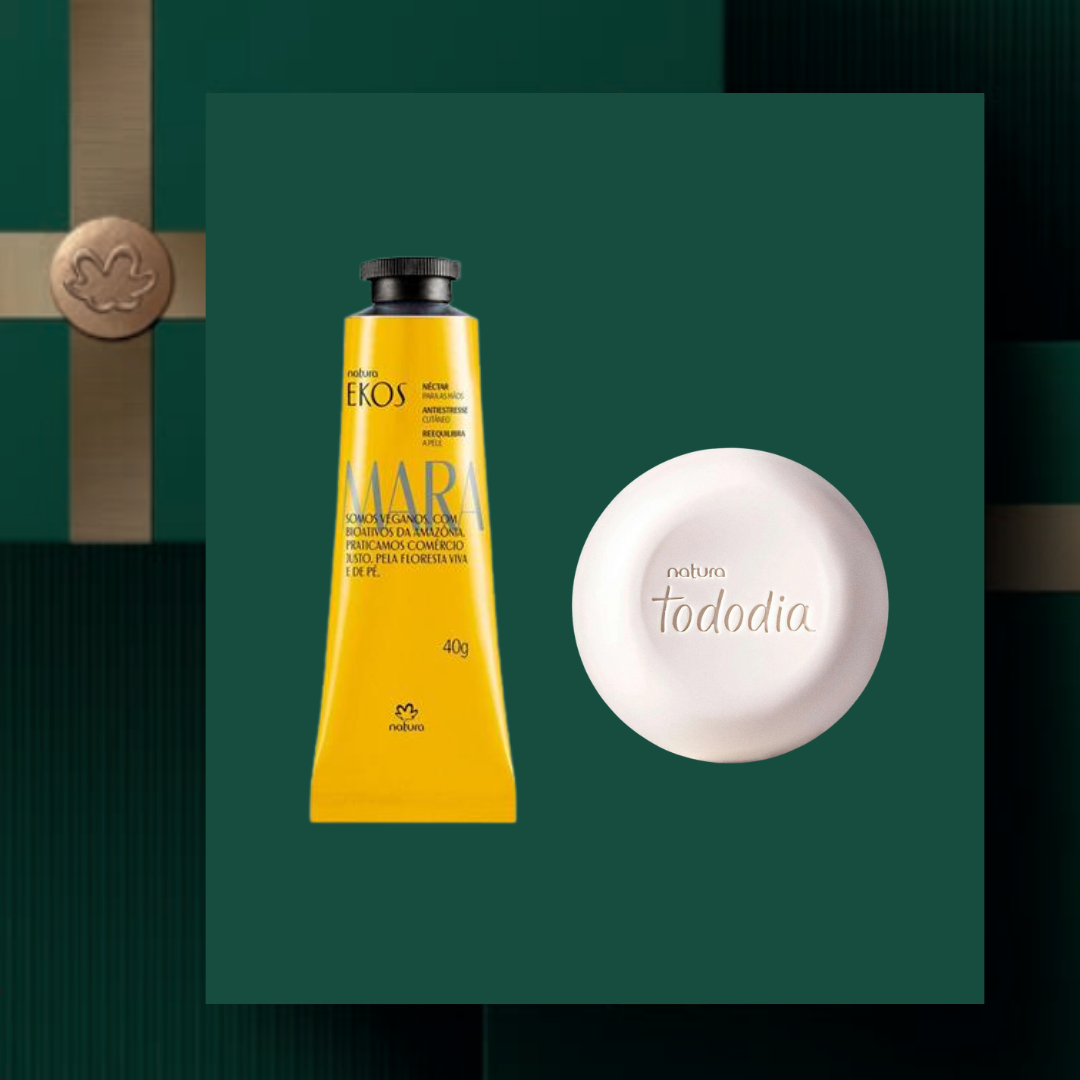 Kit Ekos hand cream + Tododia soap bar