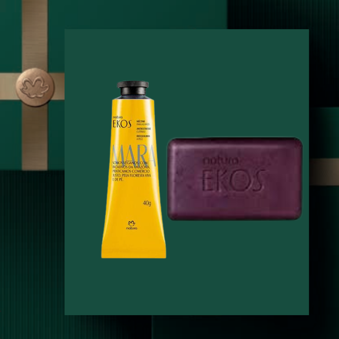 Kit Ekos hand cream + Ekos soap bar