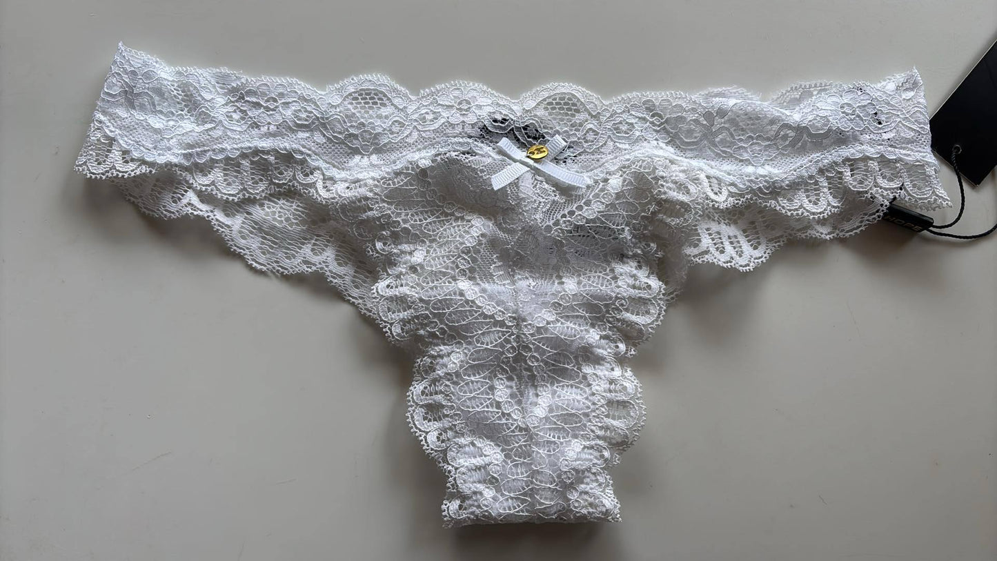 Calcinha Fio Renda Branco