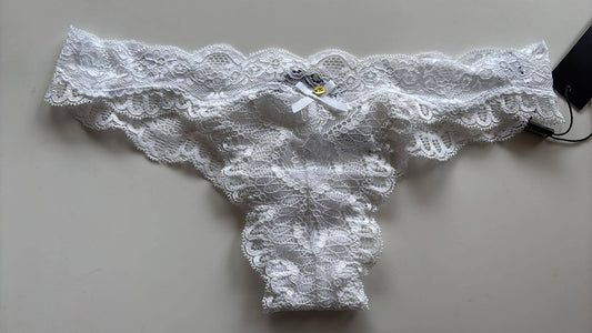 Calcinha Fio Renda Branco