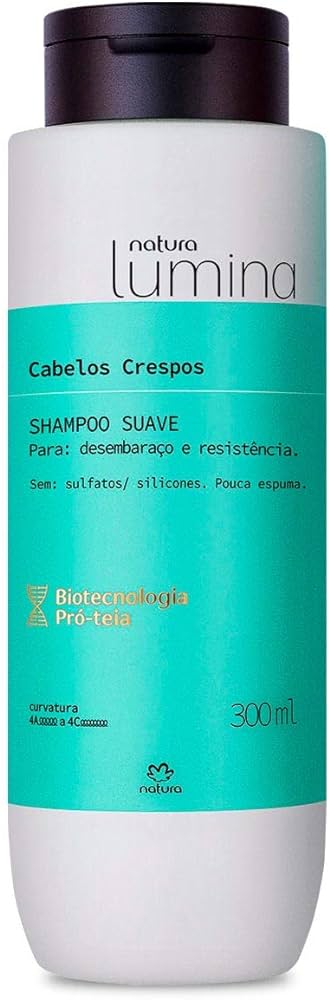 Shampoo Suave para Cabelos Crespos Lumina