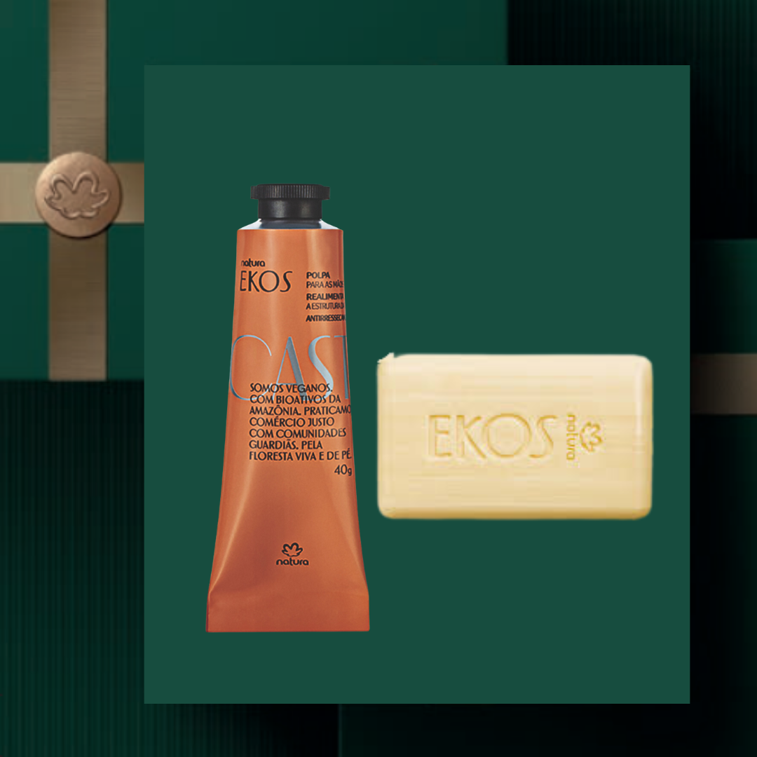 Kit Ekos hand cream + Ekos soap bar