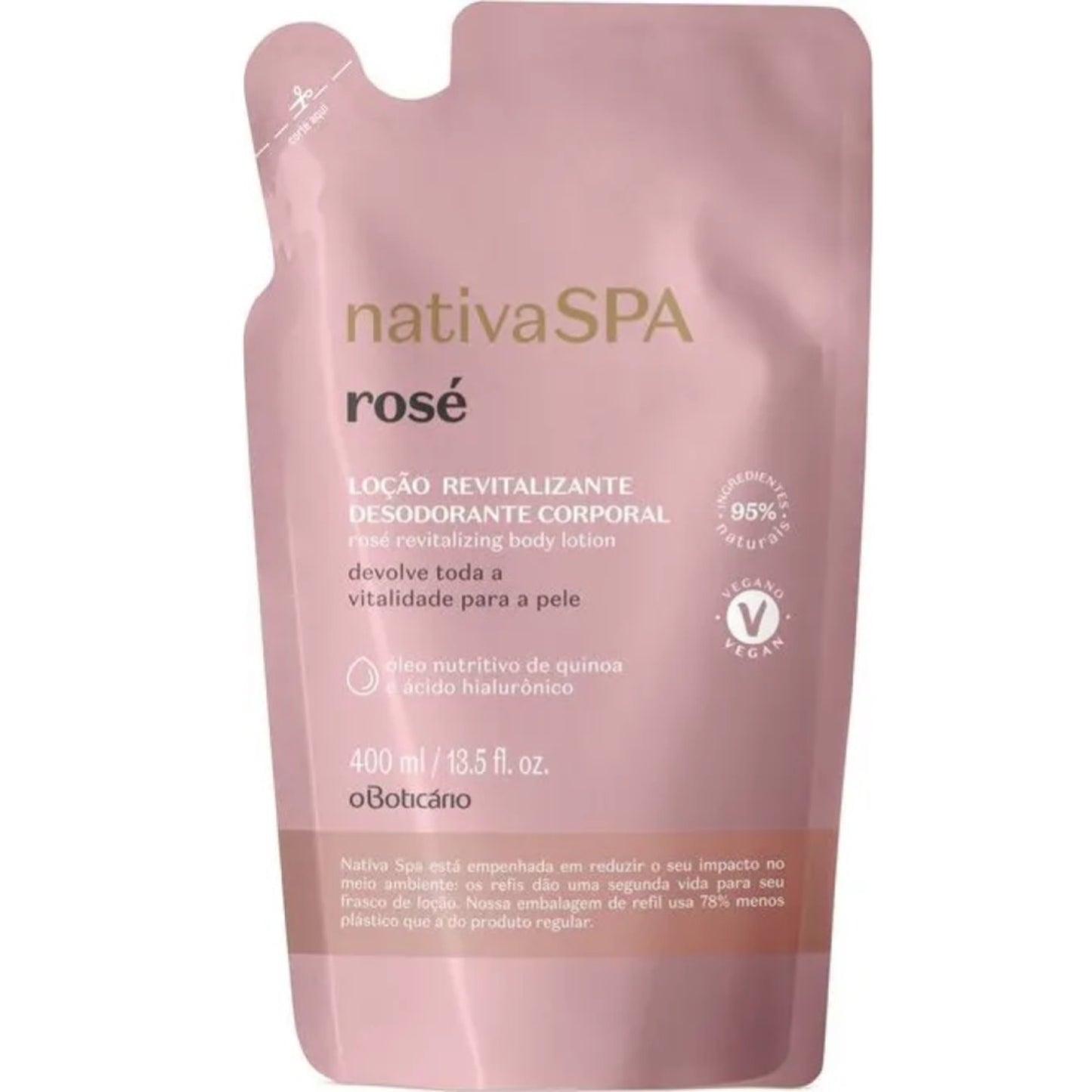 *bazar* best before 07/25 Nativa SPA Rosé Body Lotion