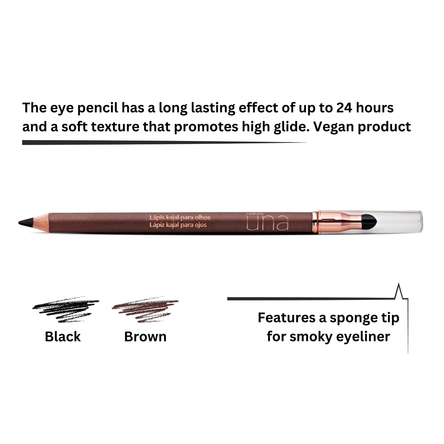 UNA Kajal Eyeliner Pencil