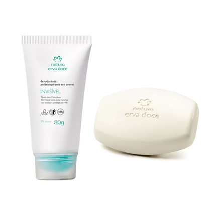 Erva Doce Duo – Deodorant Cream + Bar Soap