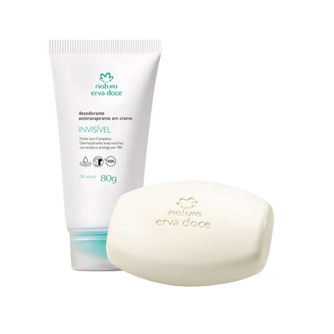Erva Doce Duo – Deodorant Cream + Bar Soap