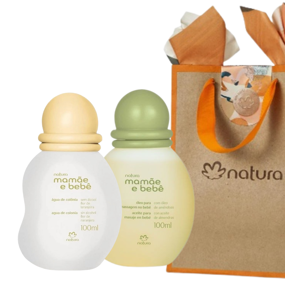 Kit Mamãe e Bebê Cologne and Body Oil