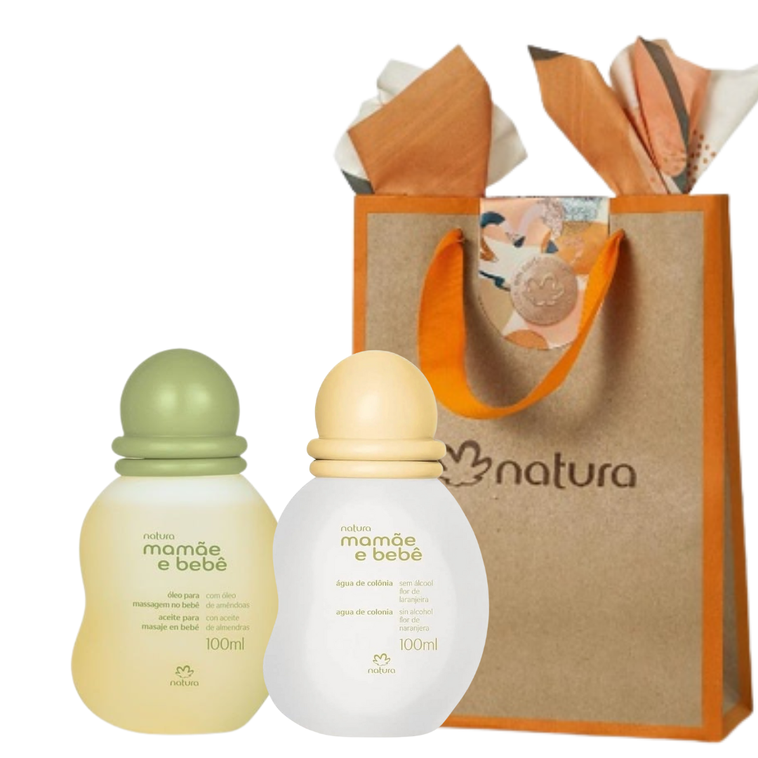 Kit Mamãe e Bebê Cologne and Body Oil