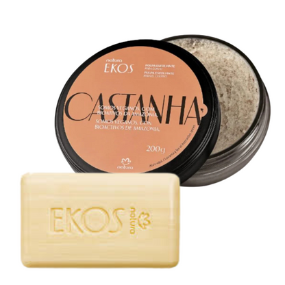 Castanha Ritual – Exfoliating Scrub + Ekos Soap Bar