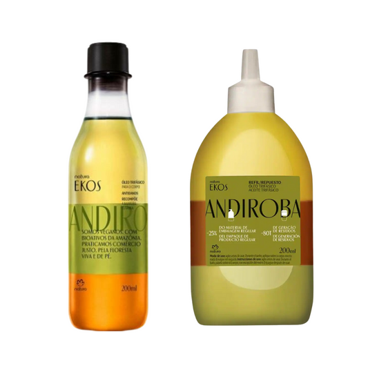 #bazar best before 03/25 Kit Ekos Andiroba Triplephase Shower Oil