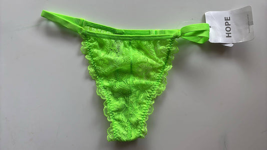 Calcinha Fio Renda Verde neon