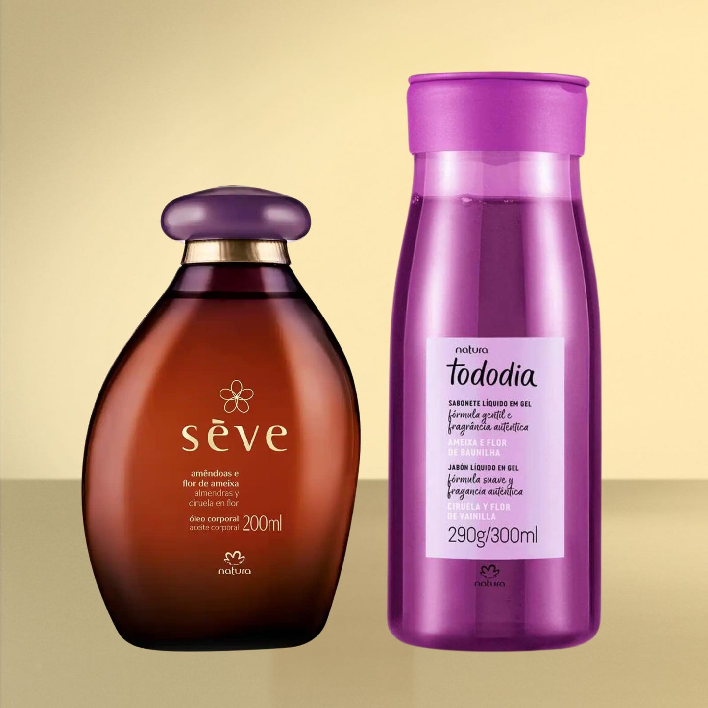 Sève Almonds & Plum Blossom + Tododia Plum & Vanilla Liquid Soap Gift Set