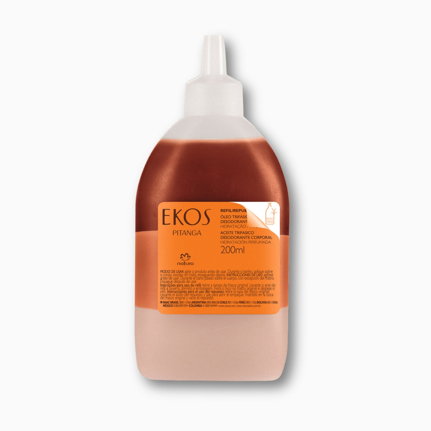 Óleo de banho trifásico Ekos Pitanga