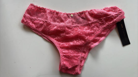 Calcinha Biquini Renda Pink