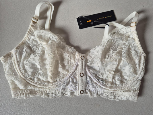Sutiã Meia-taça Sem Bojo Em Renda off white