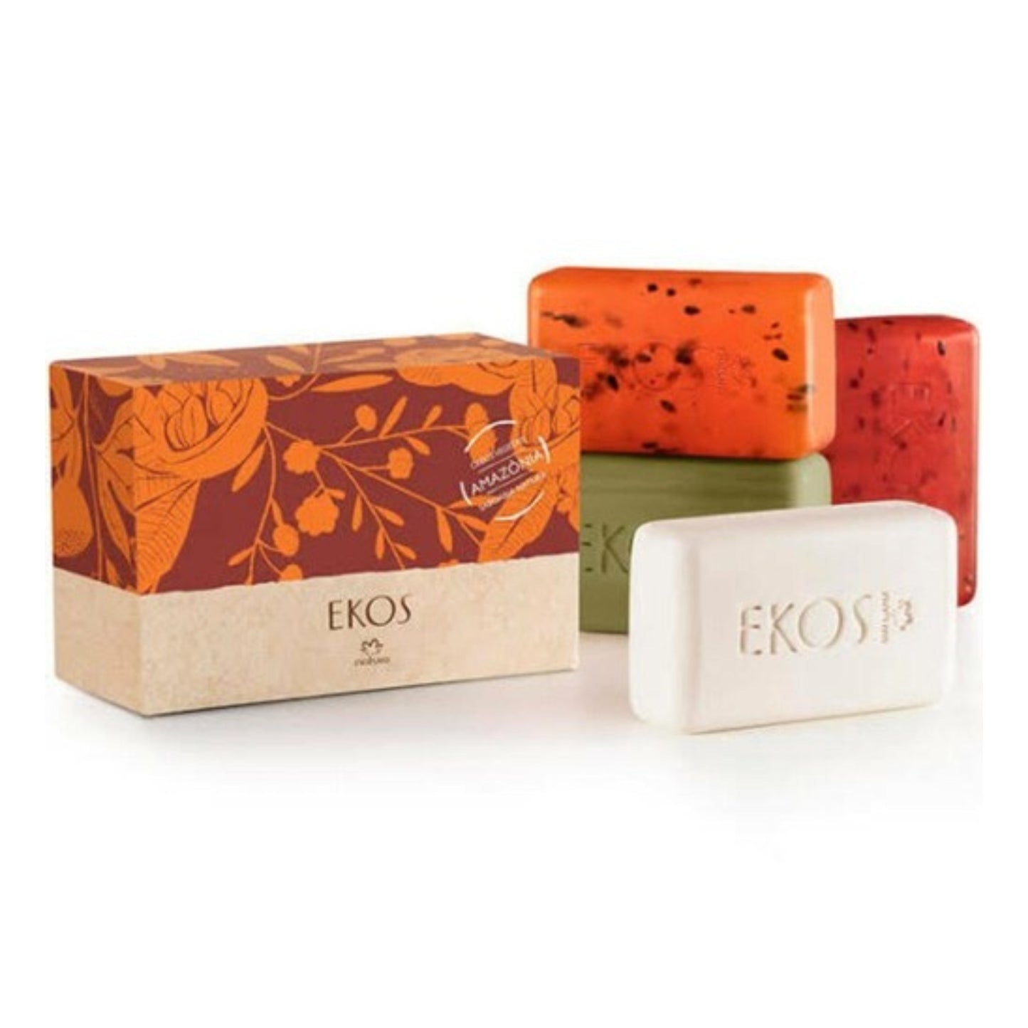 Ekos Pure Vegetable Soap Bar - Creamy and Refreshing Exfoliating