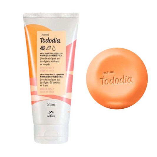 Tododia Gift Set – 200g Body Lotion, 1 Bar Soap Manga Rosa