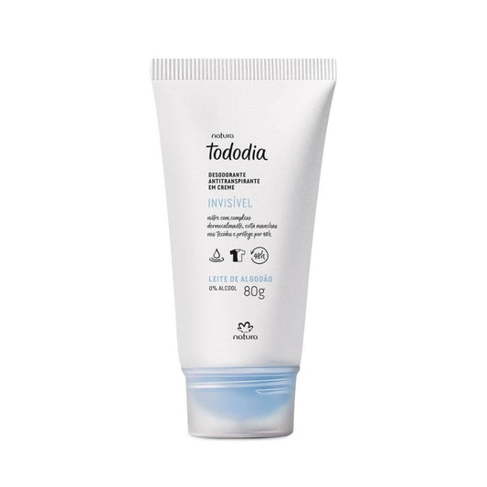 Tododia Leite de Algodão Antiperspirant Cream Deodorant