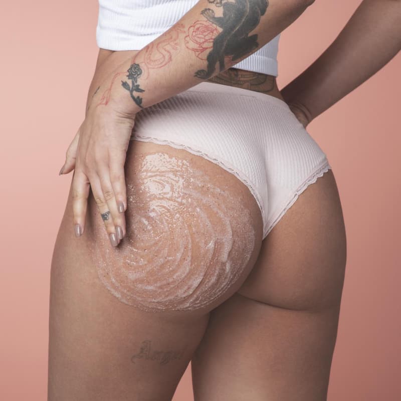 Creme Esfoliante Cuide-se Bem Bumbum de Pêssego