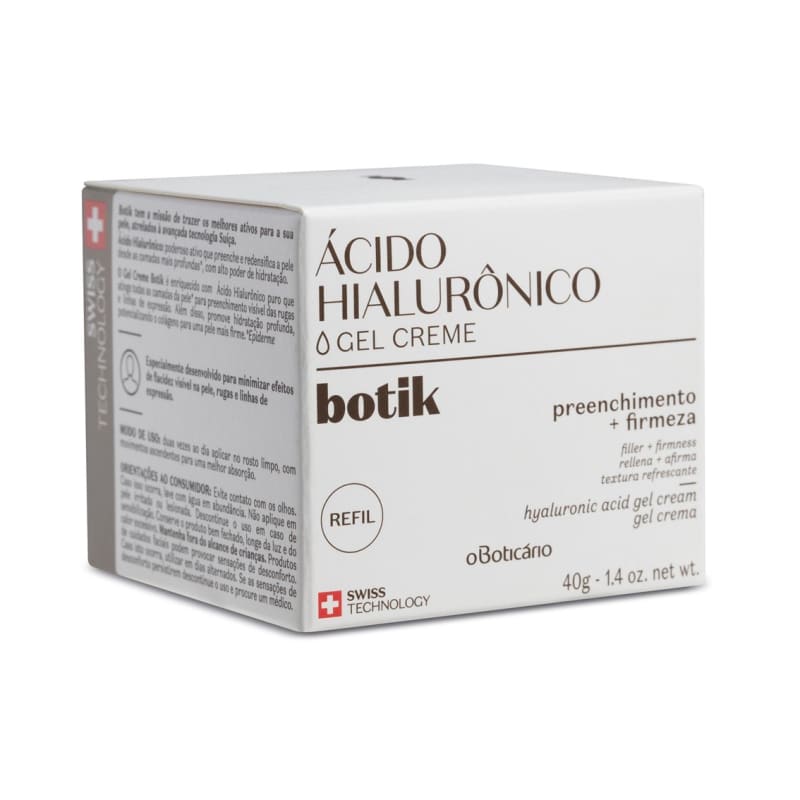 Gel Creme Facial Firmador Ácido Hialurônico Botik