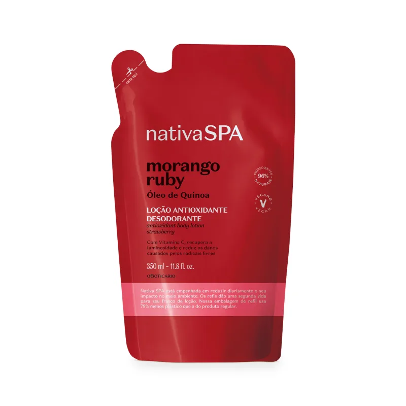 *bazar* best before from 03/25 Refill Nativa SPA Ruby Strawberry Body Lotion