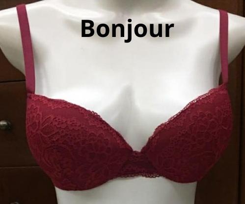 Sutiã Push Up Renda Bonjour by Hope